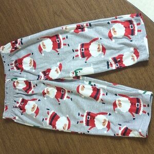 Carter's 18m Santa Christmas PJ pants sleep 18 months
